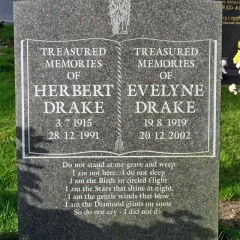 DRAKE Herbert 1915-1991 and Everlyne DRAKE 1919-2002